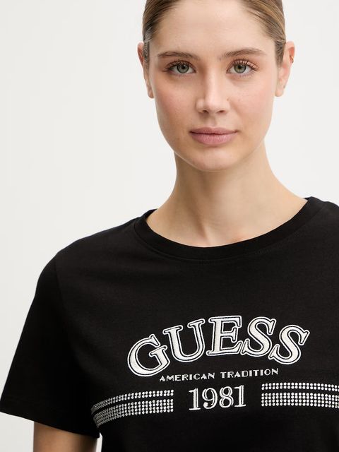 Guess t-shirt bawełniany ALDA