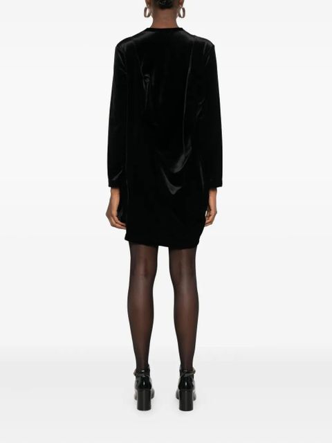 Comme Des Garçons draped mini dress - Black