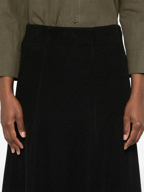 Jil Sander flared midi skirt - Black