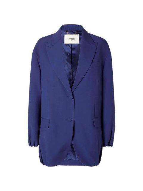 FENDI single-breated blazer - Blue - zdjęcie produktu nr 1