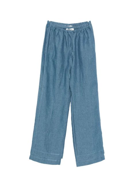 Róhe drawstring palazzo pants - Blue - zdjęcie produktu nr 1
