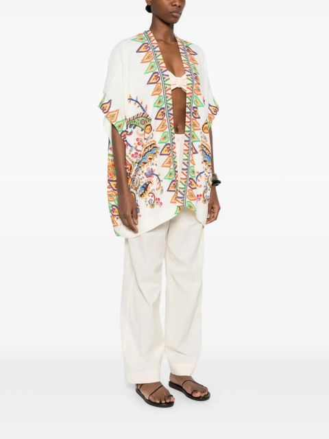 ETRO paisley-print cape - Neutrals