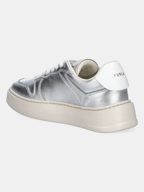 Furla sneakersy skórzane Sport Lace-Up Sneaker