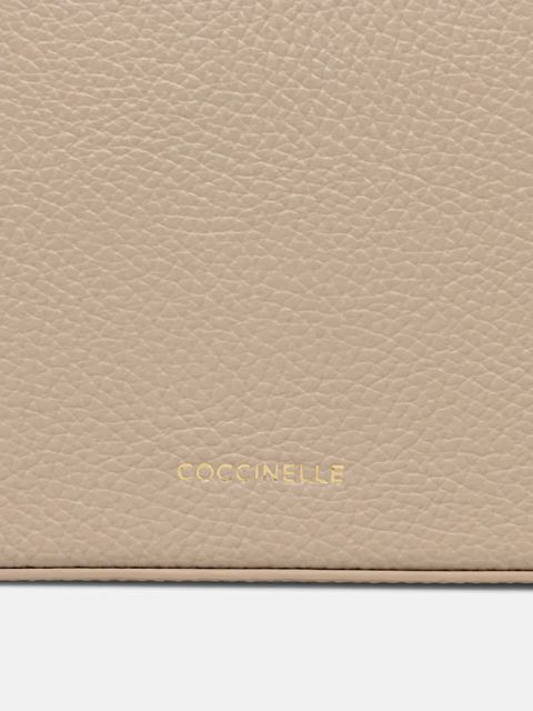 Coccinelle torebka skórzana TEBE kolor beżowy E5.MN5.52.01.01