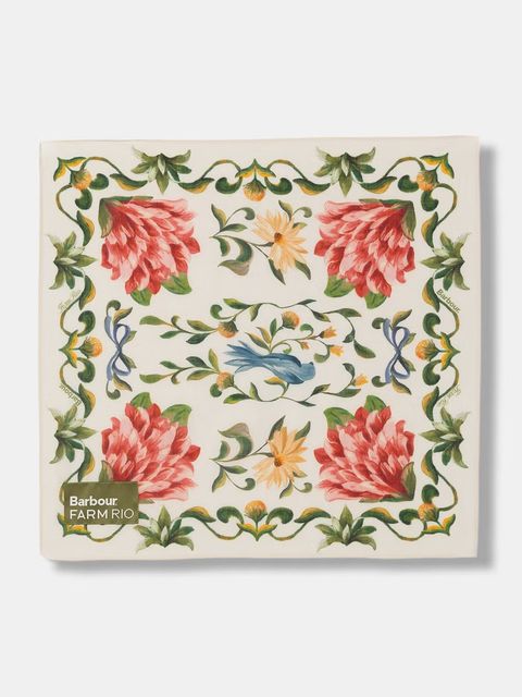 Barbour apaszka damska bawełniana x Farm Rio - zdjęcie produktu nr 1