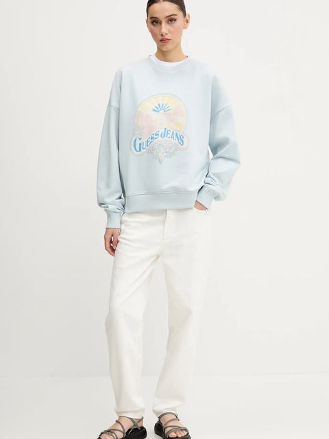 Guess Jeans bluza bawełniana - zdjęcie produktu nr 2