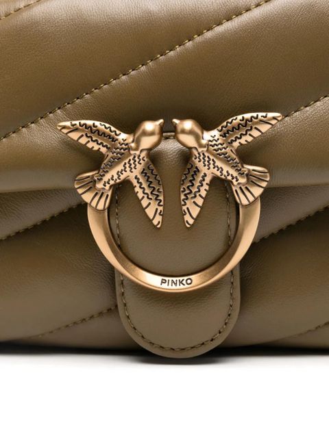 PINKO mini Love cross body bag - Brown