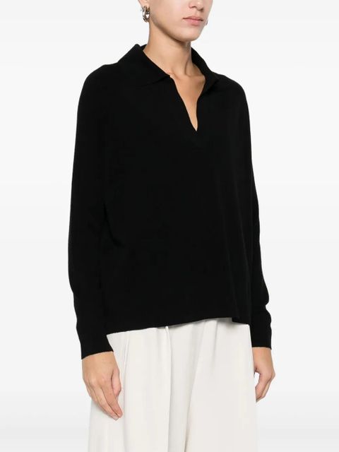 SOLOTRE V-neck sweater - Black