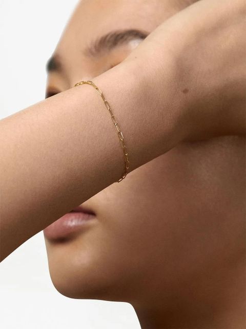 Monica Vinader 14kt yellow gold Paperclip-chain bracelet - zdjęcie produktu nr 2