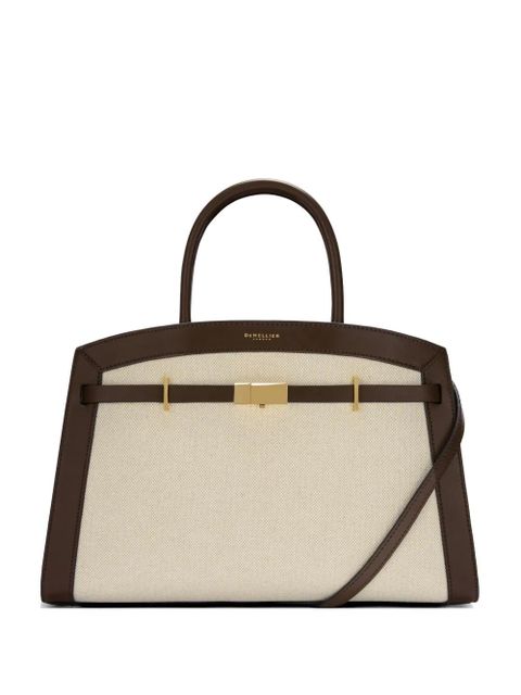 DeMellier medium The Hudson logo-print tote bag - Neutrals - zdjęcie produktu nr 1