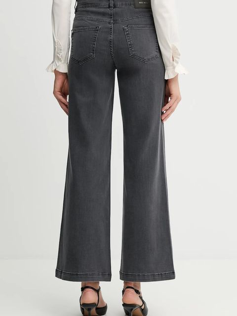 Mos Mosh jeansy COLETTE damskie kolor szary 172460