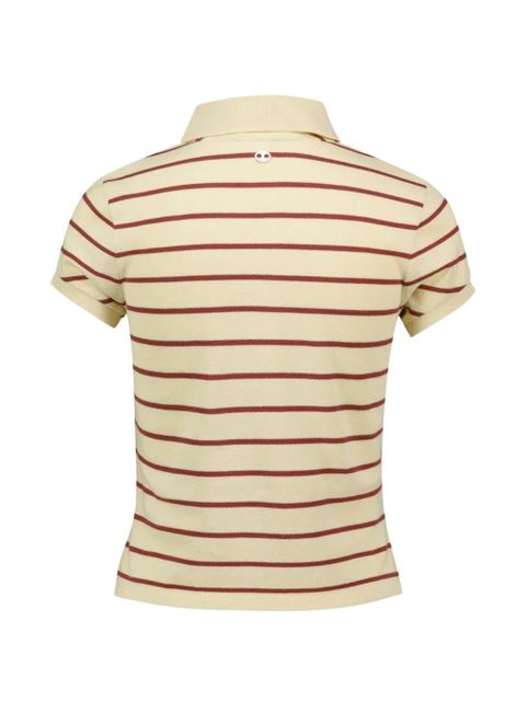 Rabanne striped short-sleeve polo shirt - Neutrals - zdjęcie produktu nr 2