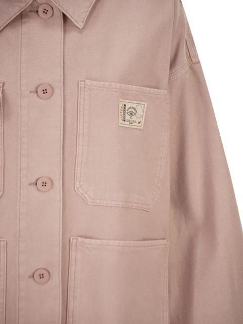 Weekend Max Mara logo-patch multi-pocket jacket - Pink