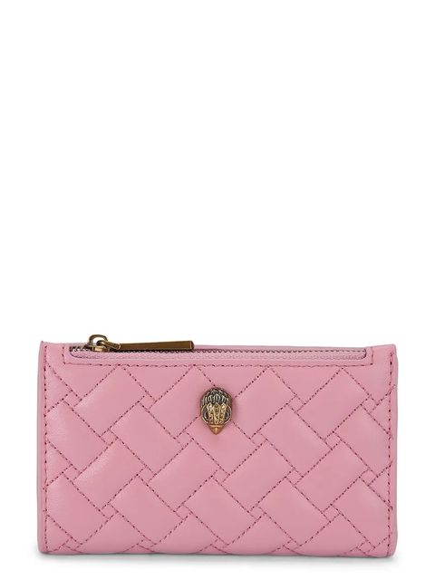 Kurt Geiger London portfel skórzany Kensington damski kolor różowy 4703998109 - zdjęcie produktu nr 1