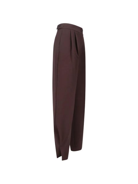 The Frankie Shop Doyer pleated trousers - Brown