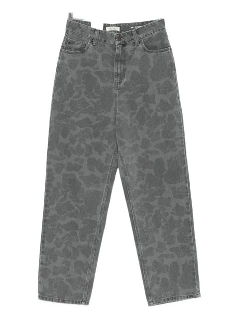 Carhartt WIP camouflage straight-leg jeans - Grey