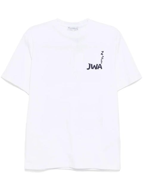 JW Anderson JWA back print T-shirt - White - zdjęcie produktu nr 1