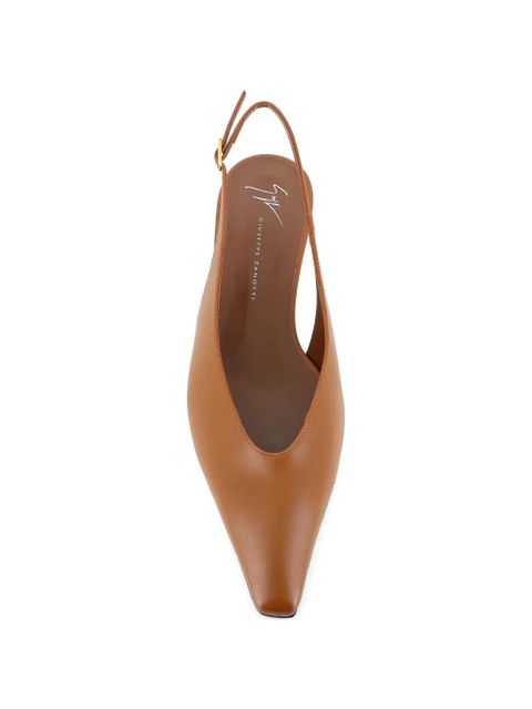 Giuseppe Zanotti Orsola slingback leather pumps - Brown