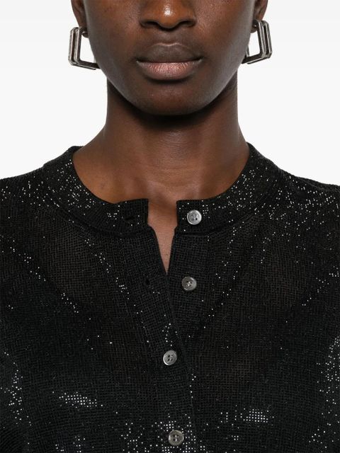 Alexander Wang cropped cardigan - Black