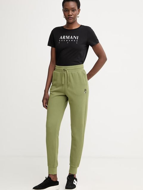 Armani Exchange T-shirt damski bawełniany - zdjęcie produktu nr 1