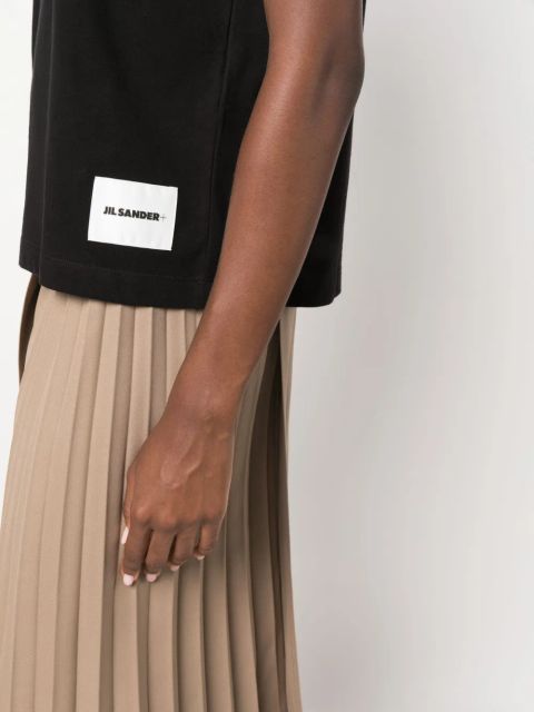 Jil Sander logo-patch cotton T-shirts (pack of three) - Black