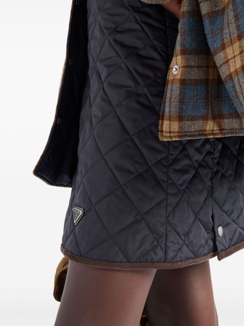 Prada lightweight re-nylon miniskirt - Blue