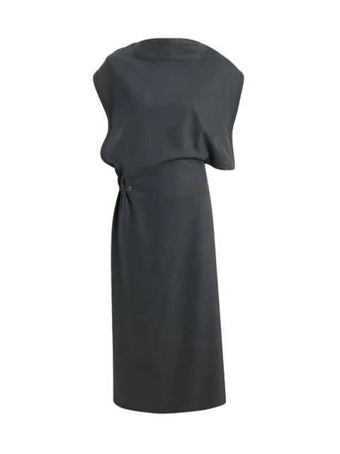 KHAITE Iris draped dress - Grey - zdjęcie produktu nr 2