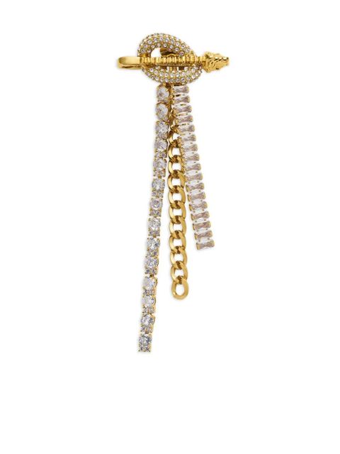 Versace Clash drop single earring - Gold - zdjęcie produktu nr 1