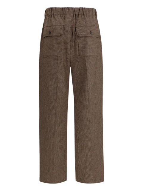 Weekend Max Mara houndstooth-pattern trousers - Brown - zdjęcie produktu nr 2