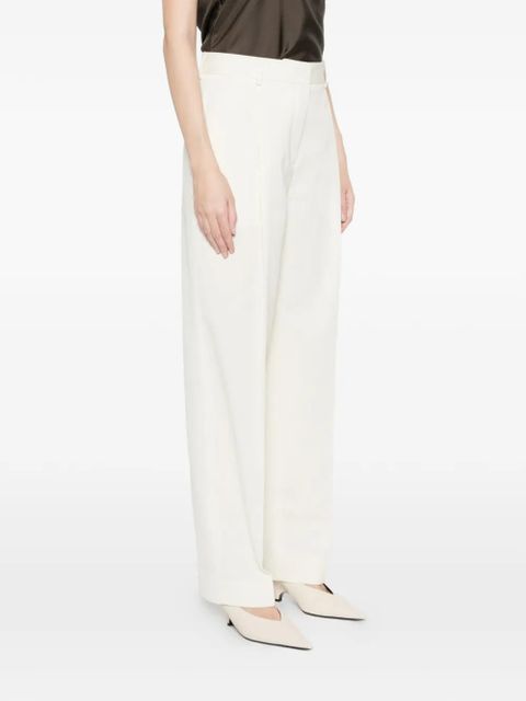 TOTEME panelled trousers - Neutrals