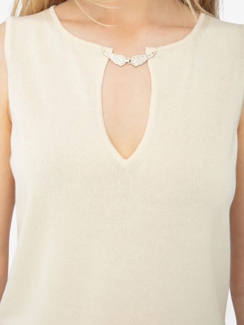 Zadig&Voltaire Sayani top - Neutrals