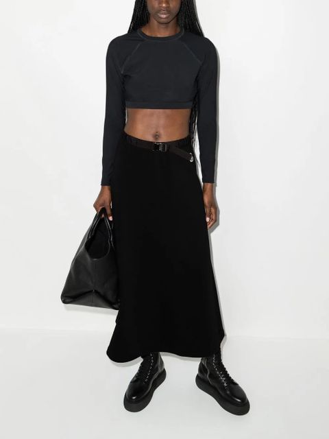 Moncler belted A-line mini skirt - Black - zdjęcie produktu nr 2