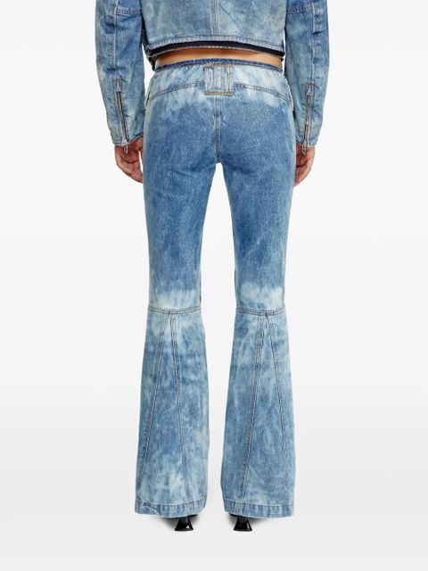 Diesel zip-detail cotton jeans - Blue