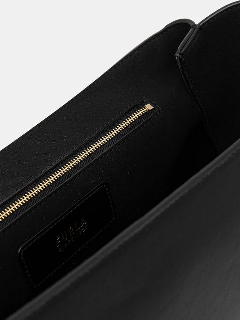 Furla torebka skórzana kolor czarny WB01516 BX3227 O6000