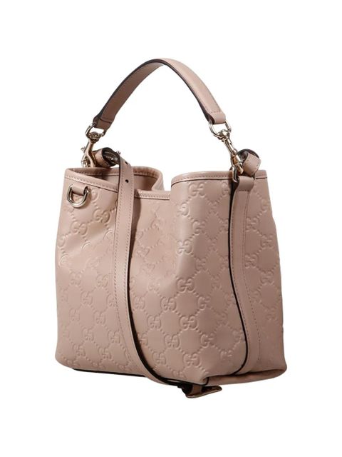 Gucci small GG Emblem tote bag - Neutrals