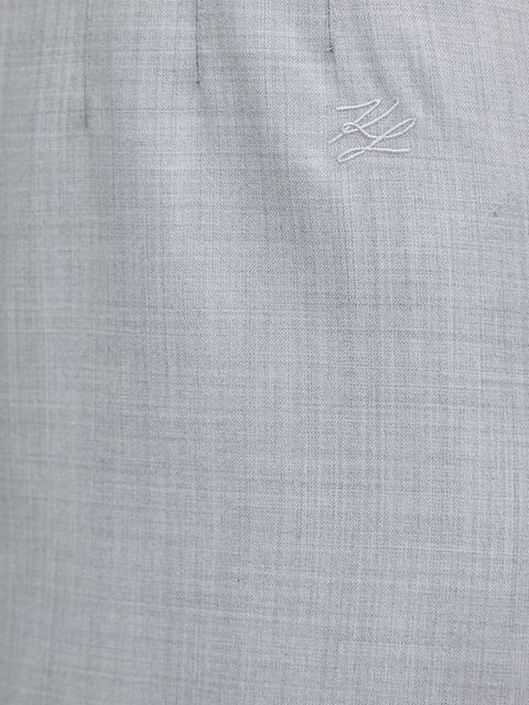 Karl Lagerfeld sukienka z domieszką wełny