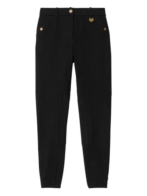 Burberry herringbone cotton trousers - Black - zdjęcie produktu nr 1