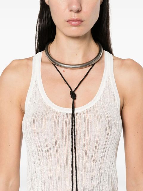 ISABEL MARANT Dorsia open-knit top - White