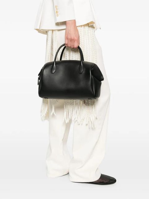 The Row Faye rounded-handles tote bag - Black - zdjęcie produktu nr 2