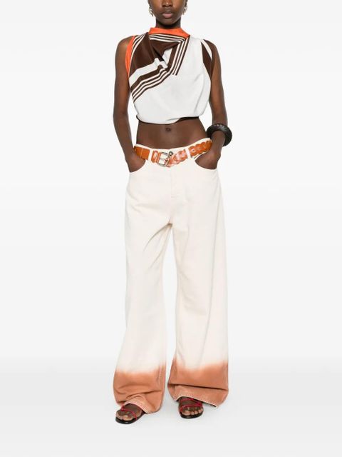 Alanui dip-dye trousers - Neutrals - zdjęcie produktu nr 2