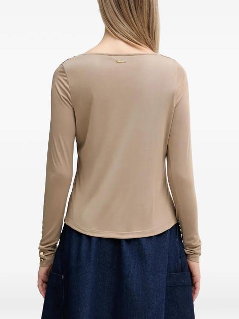 Barbour boat-neck top - Neutrals