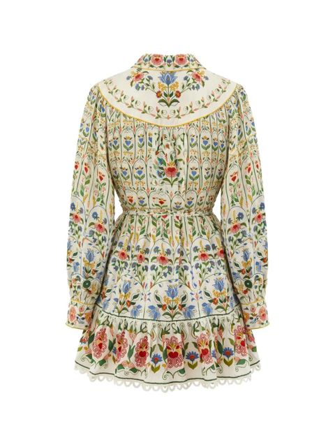 FARM Rio floral mini dress - Neutrals - zdjęcie produktu nr 2