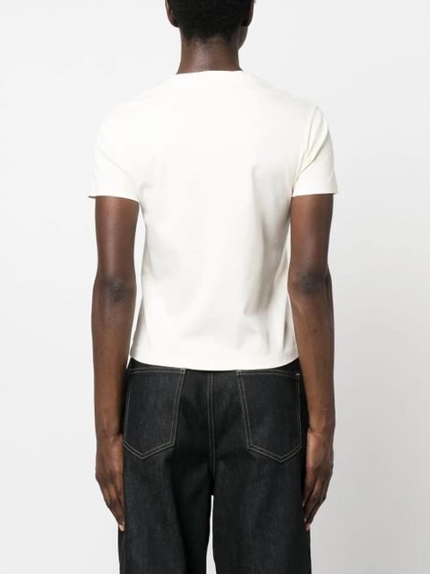 Lanvin logo-patch T-shirt - White