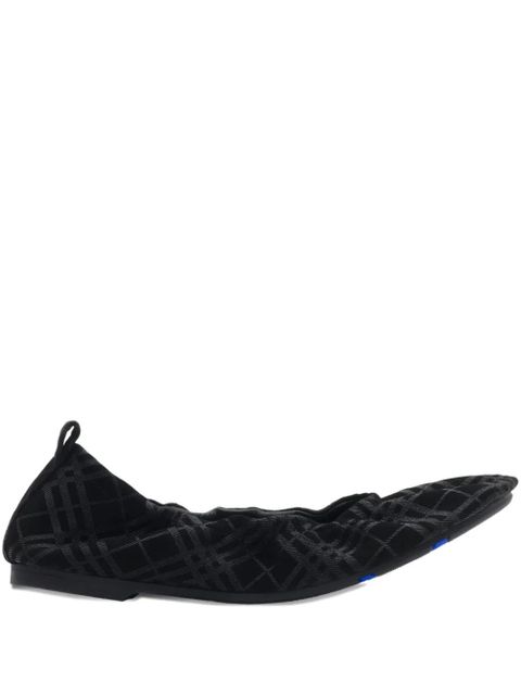 Burberry suede ballerina shoes - Black - zdjęcie produktu nr 1