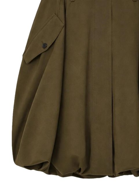 LOEWE button-pockets mini skirt - Green - zdjęcie produktu nr 2