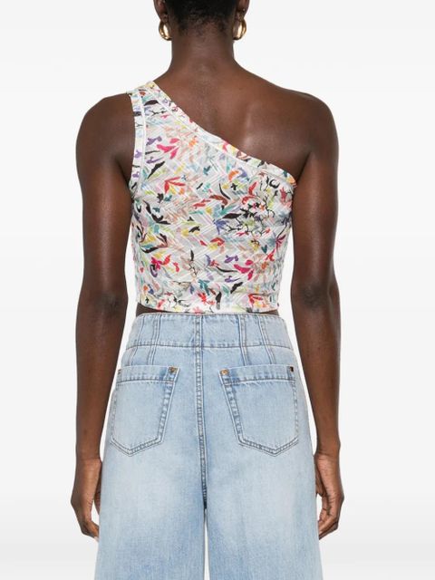 Missoni one-shoulder top - White
