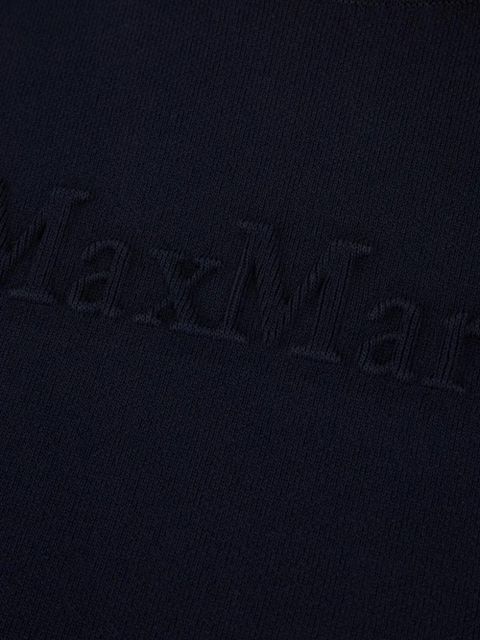 Max Mara embossed T-shirt - Blue
