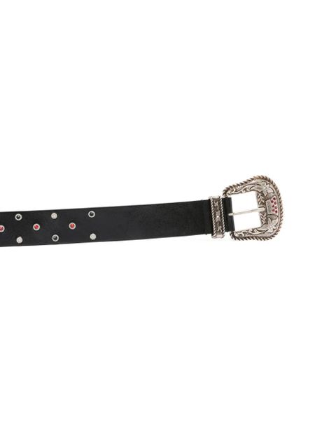 PINKO embellished buckle belt - Black
