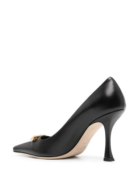 Jimmy Choo Ryker 90mm leather pumps - Black