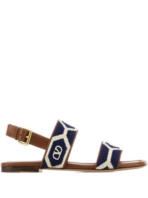 Valentino Garavani Vlogo sandals - Brown - zdjęcie produktu nr 1